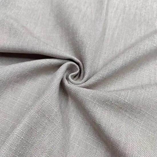 ファッション窓用カーテン ポリエステル製シアーブラインド カスタマイズ可能 遮光イミテーションリネン風生地カーテン リビングルーム