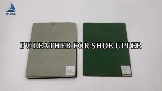 1.4mm パシュミナ生地 フロッキングフェイクレザー PU合成皮革 靴アッパー用