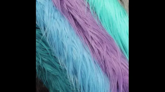 Yigao Textile Downfall プラッシュ生地 フェイクファー生地 ソフトプラッシュ生地