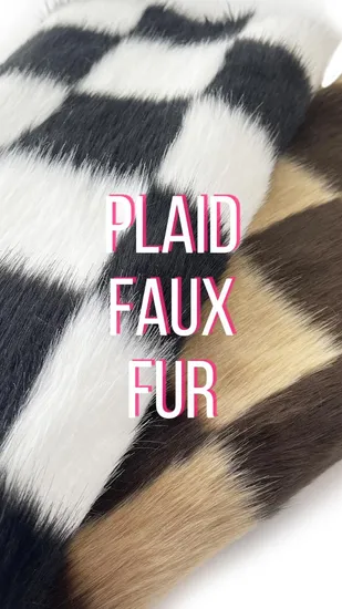 Kingcason ファッションカスタムデザイン 片面ブラシフェイクファー生地 フェイクフォックスファー